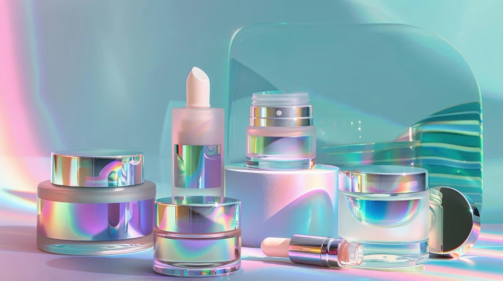 Efek Holografik Packaging Skincare