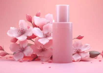 Kemasan Kosmetik Tema Floral